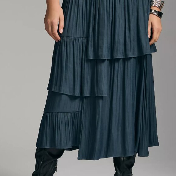 Current Air Asymmetrical Tiered Skirt - Picture 2 of 10